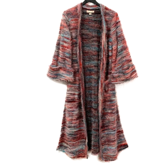 NWT BAND OF GYPSIES Eyelash Wide Sleeve Duster - Picture 1 of 14